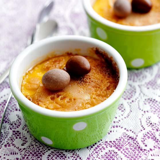 Pääsiäisen crème brûlée