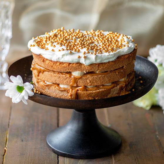 Juhlava naked cake