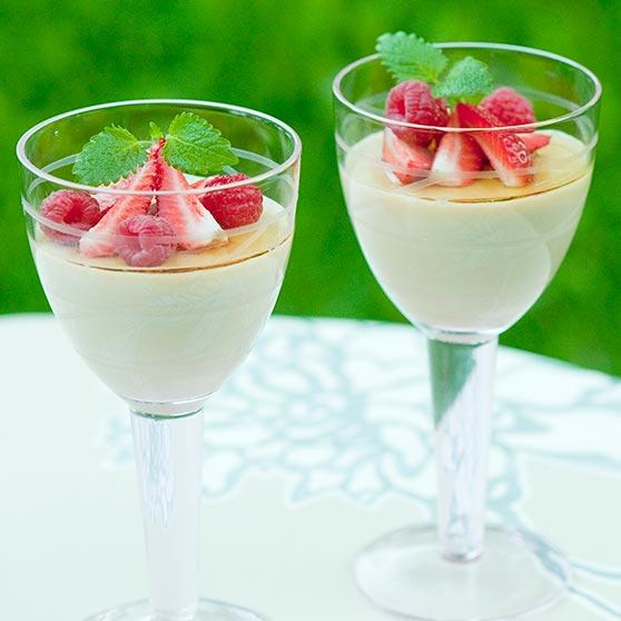 Mokka-pannacotta