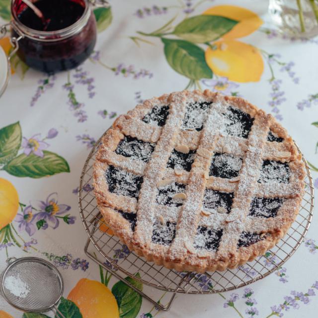 Mustikka crostata – italialainen hillopiirakka