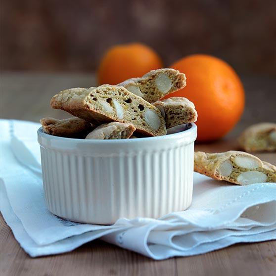 Appelsiini-cantuccini (italialaiset korput)