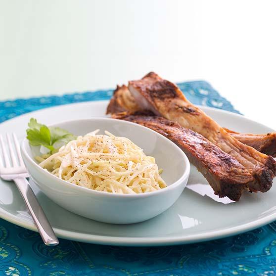 Spareribs & coleslaw