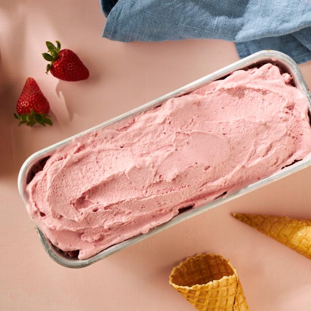 Mansikkajäätelö (gelato)