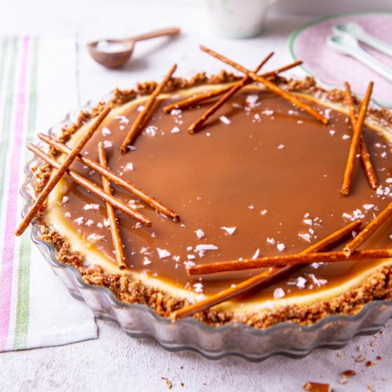 Salted caramel pie – suolakinuskipiirakka